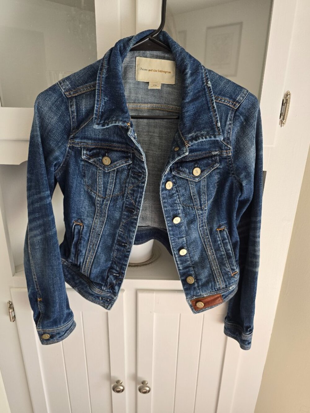 Pilcro and the Letterpress Classic Blue Jean Jacket
